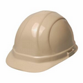 Omega II Cap Hard Hat w/ 6 Point Mega Ratchet Suspension - Beige